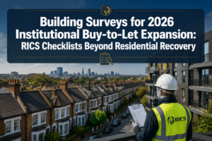 Building Surveys for 2026 Institutional Buy-to-Let Expansion: RICS Checklists Beyond Residential Recovery