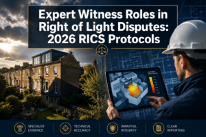 Expert Witness Roles in Right of Light Disputes: 2026 RICS Protocols for Loft and Rear Extension Claims