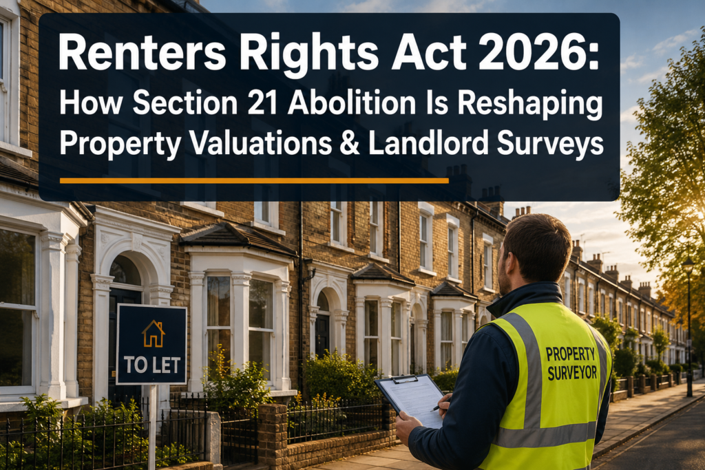 How the new Renters’ Rights Act and abolition of Section 21 are reshaping residential valuations and landlord building surveys