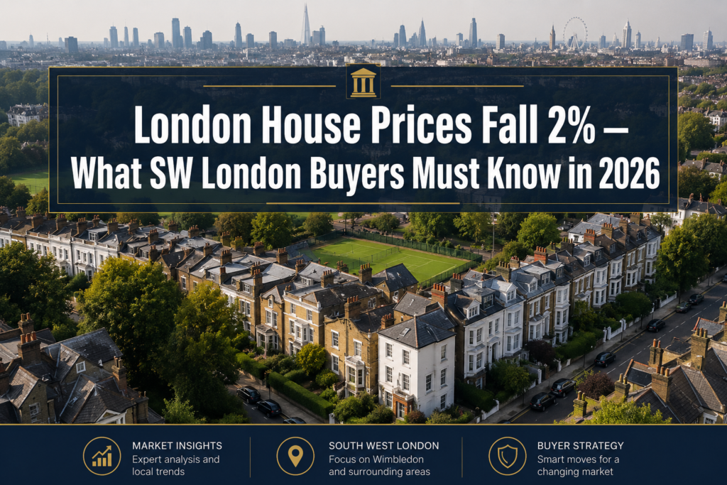 London House Prices Fall 2% March 2026: SW London Wimbledon Surveyor Valuations — What Buyers and Sellers Need to Know