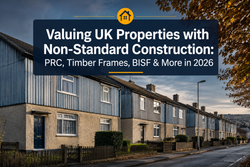 Valuing UK Properties with Significant Non‑Standard Construction: PRC, Timber Frames, BISF and More in 2026