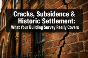 What Your Building Survey Really Covers on Structural Movement: Cracks, Subsidence and ‘Historic’ Settlement Explained