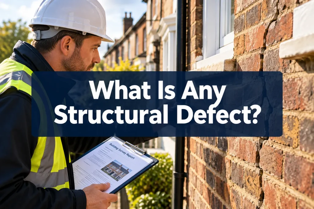 What Is Any Structural Defect? How Surveyors Decide What Really Matters in a Building Survey Report