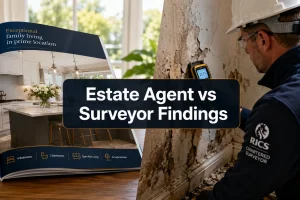 Gap Between Estate Agent Description and Surveyor Findings: Why RICS Building Surveys Often Tell a Different Story