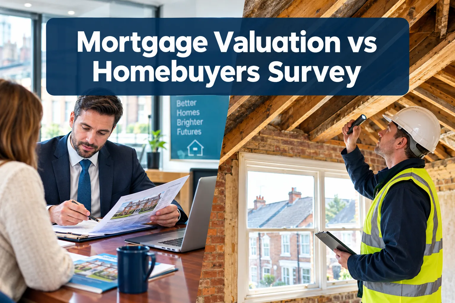 Mortgage Valuation vs Homebuyers Survey: What Lenders Check and What Buyers Miss