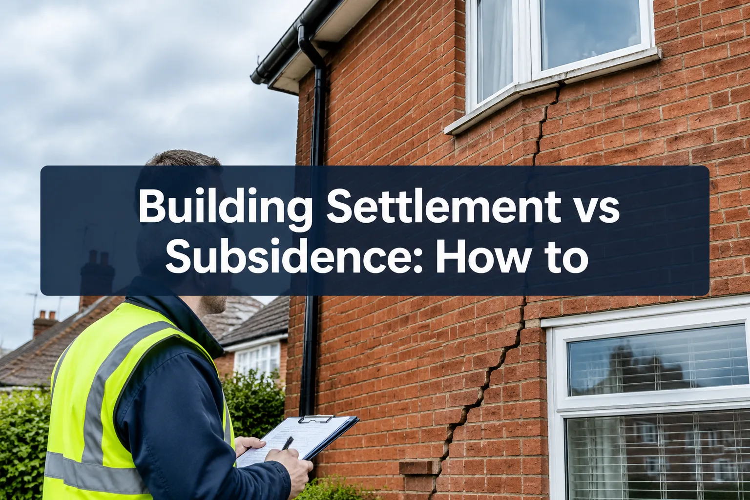 Building Settlement vs Subsidence: How to Tell the Difference in a UK Property Survey