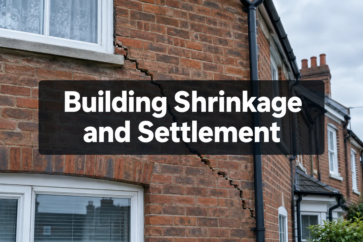 Building Shrinkage and Settlement: When UK Homeowners Should Worry