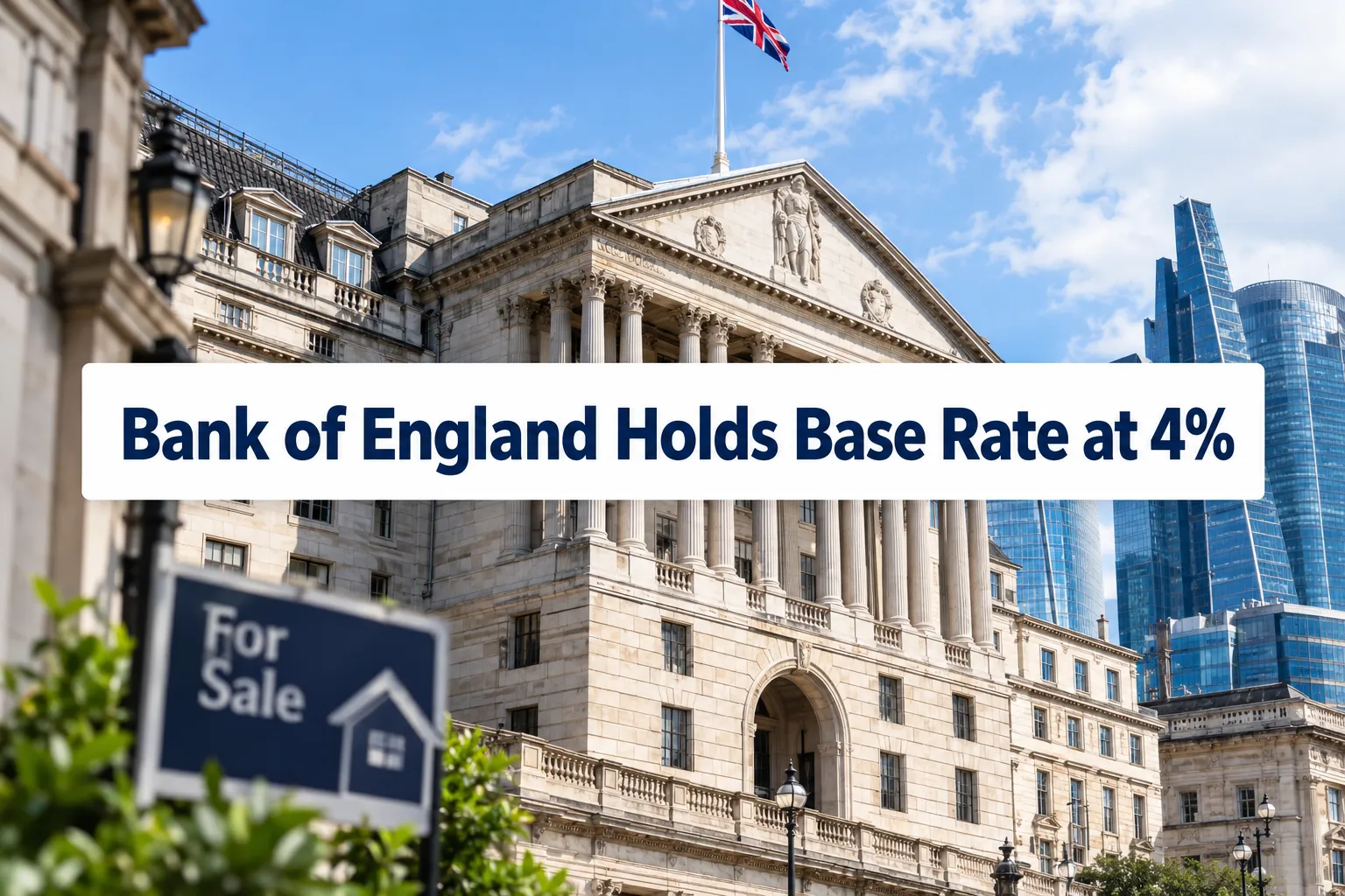 Bank of England Holds Base Rate at 4% September 17 2026: What It Means for UK Property Buyers and Surveyors