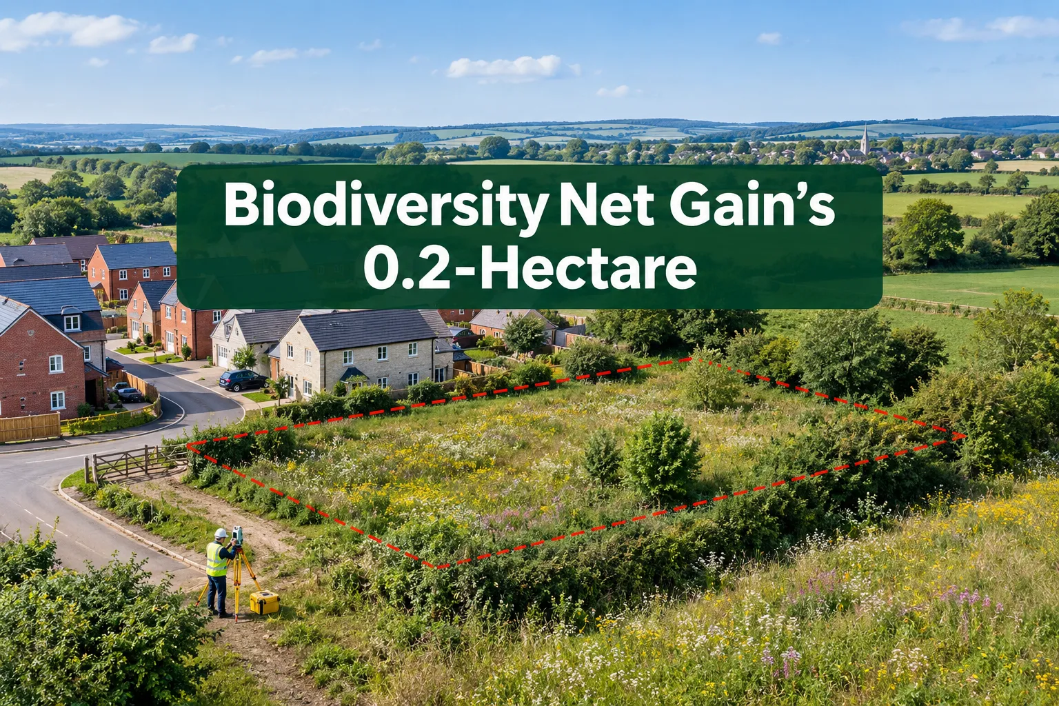 Biodiversity Net Gain’s 0.2-Hectare Exemption: What UK Surveyors Should Check Before a Small Development