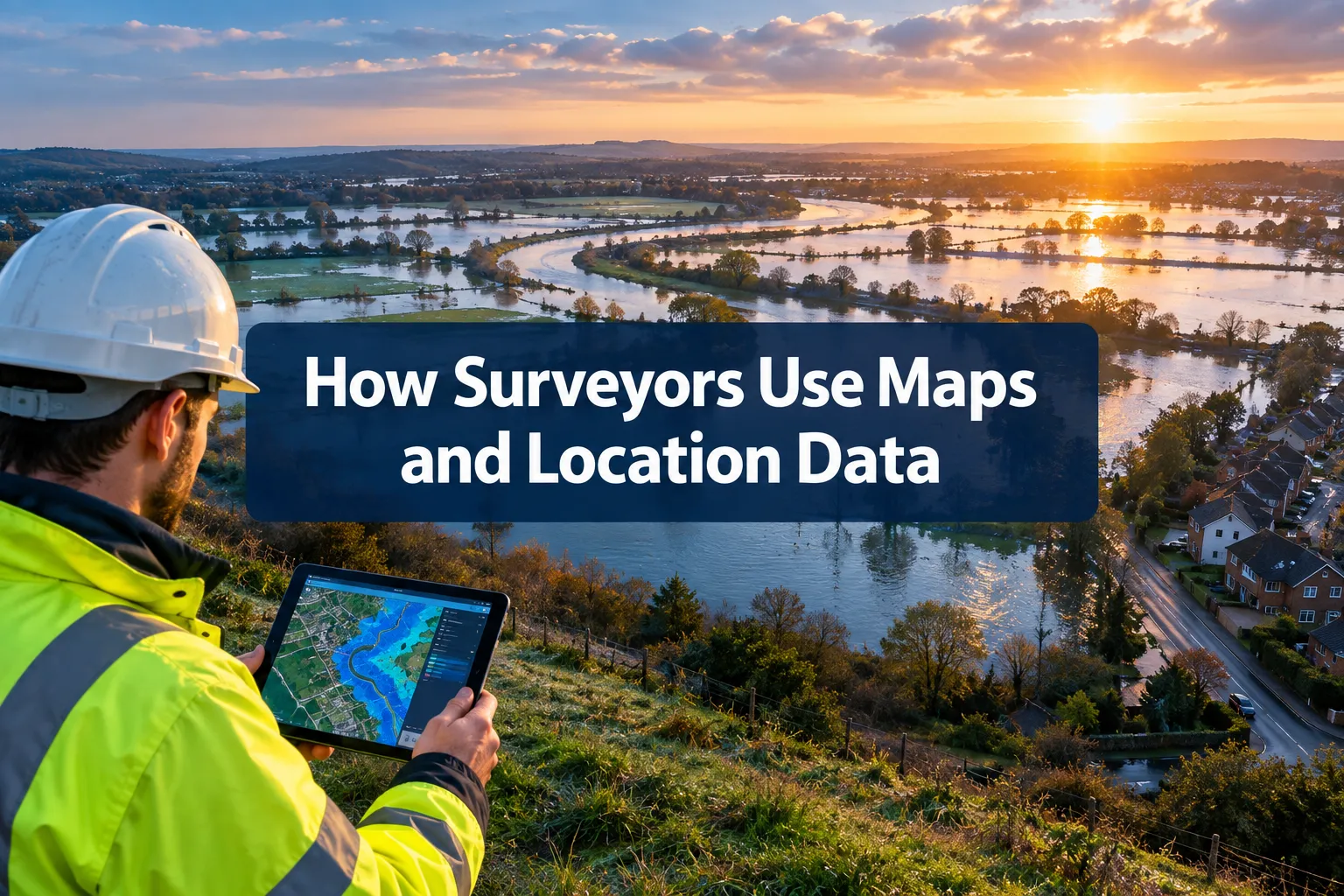 How Surveyors Use Maps and Location Data to Assess Flooding, Access, Drainage and Development Risk